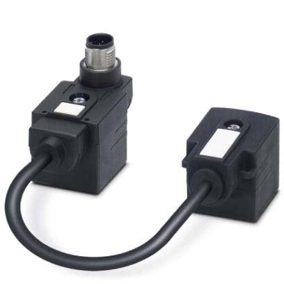 Phoenix Contact - Konfektioniertes Sensor-Aktor-Kabel Doppelventilstecker-Adapt. SAC-MS/0,2-1#1458127 − 1 Stück