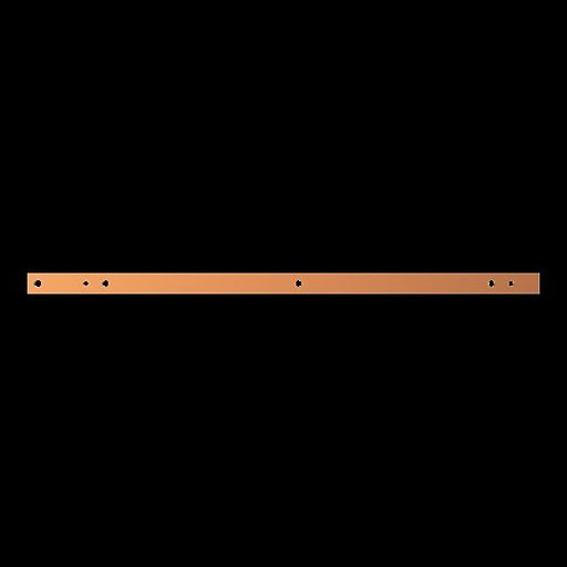 Striebel&John - Sammelschiene Kupferschiene ZX1066 30x10mm L:798mm