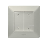 Legrand - Funksender Szenentaster 4-fach Legrand 752368 Aluminium