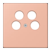 Jung - Einsatz/Abdeckung für Kommunikationstechnik Abdeckung für SAT-TV LC 990-4 SAT2 231 rose clair (32102)