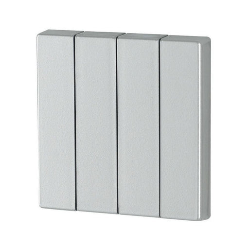 Eaton - Abdeckung/Bedienelement für Installationsschalterprogramme Wippe 4-fach CWIZ-04/33 silber glänzend − 1 Stück by Eaton
