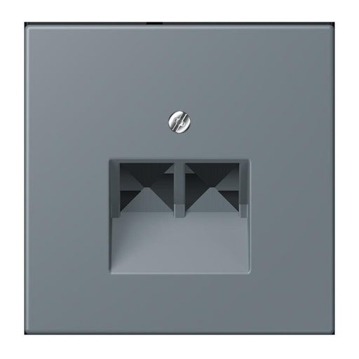 Jung - Einsatz/Abdeckung für Kommunikationstechnik Abdeckung für IAE/UAE LC 969-2 UA 251 gris 59