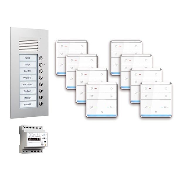 TCS Tür Control - Türsprech-Set pre:pack Audio UP 8WE PPUF08-EN/01 m.Außenstation PUK