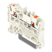 WAGO - Durchgangs-Reihenklemme 2-Leiter-Durchgangsklemme 2202-1209 2,5mm²,lichtgrau − 100 Stück