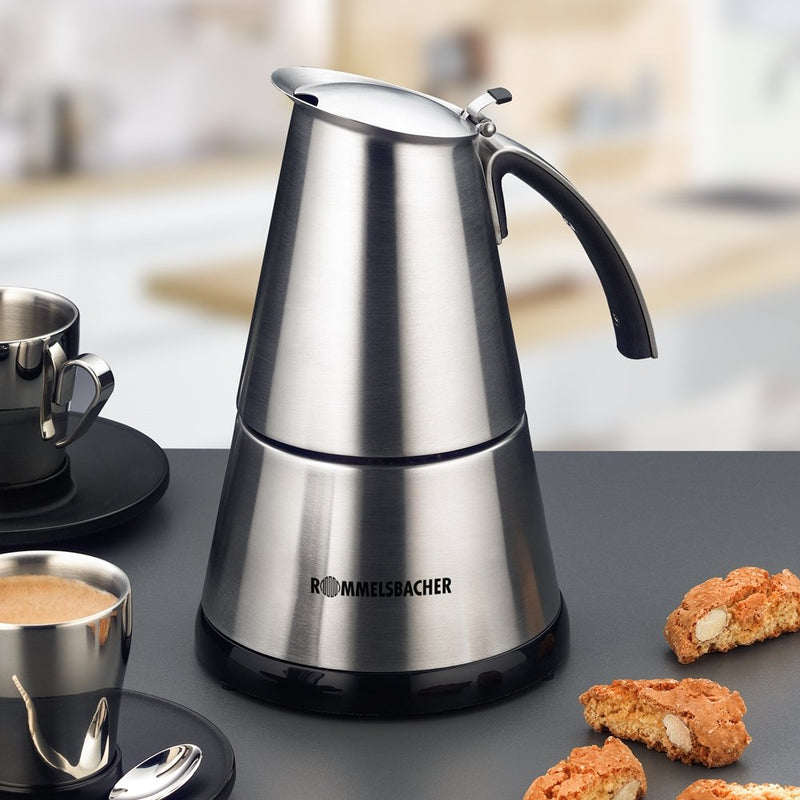 Rommelsbacher - Espressoautomat Espresso Kocher cordless EKO 364/E 2 + 4 Tassen eds