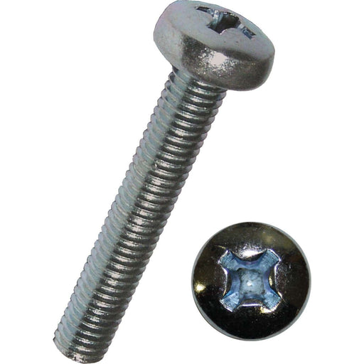 Dresselhaus - Maschinenschraube/Bolzen Linsenschraube 4.8 0470/001/01 3x5 Kreuzschlitz H − 2000 Stück