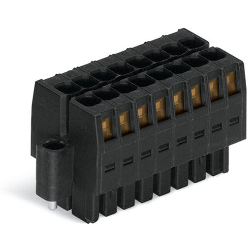 WAGO - Ein- und mehrpolige Klemmenleiste 1-LeiterFederleiste2reihig 713-1109/107-047 CAGECLAMP 1,5mm²,sw − 25 Stück