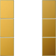 Jung - Abdeckung/Bedienelement für Installationsschalterprogramme Tastensatz, 3fach LS 503 TSA GGO komplett − 1 Stück