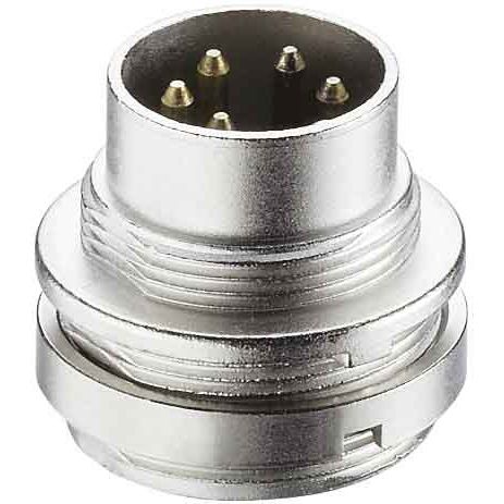 Lumberg Connect - Rundsteckverbinder, Einbau (ohne Leitung) Einbaustecker f.Frontmont. SFV30 3pol. − 50 Stück