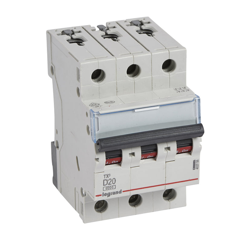 Legrand - Leitungsschutzschalter Legrand 403756 D20A 3-polig 6kA