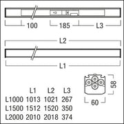 Zumtobel Group - Mechanisches Zubehör/Ersatzteile für Leuchten LED-Einzelleuchte IP64 TECTON T #22171635 − 1 Stück