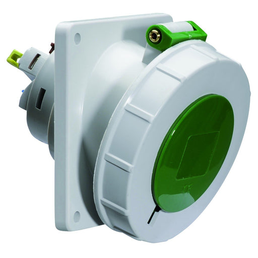 Bals Elektrotech - CEE-Anbausteckdose (IEC 60309) Anbausteckdose geneigt 32A 12856 5p >50V 10h IP67