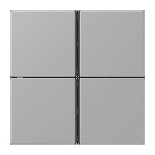 Jung - Abdeckung/Bedienelement für Installationsschalterprogramme Tastensatz 4fach LC 404 TSA 204 gris moyen