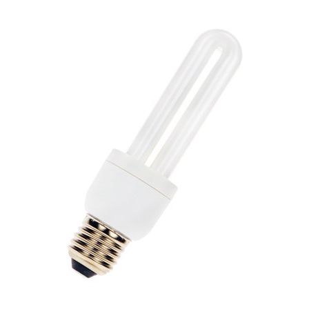 Scharnberger+Hasenbein - Kompaktleuchtstofflampe mit integriertem Vorschaltgerät Energiesparlampe 44x145mm 45145 E27 12VDC 13W 827wws