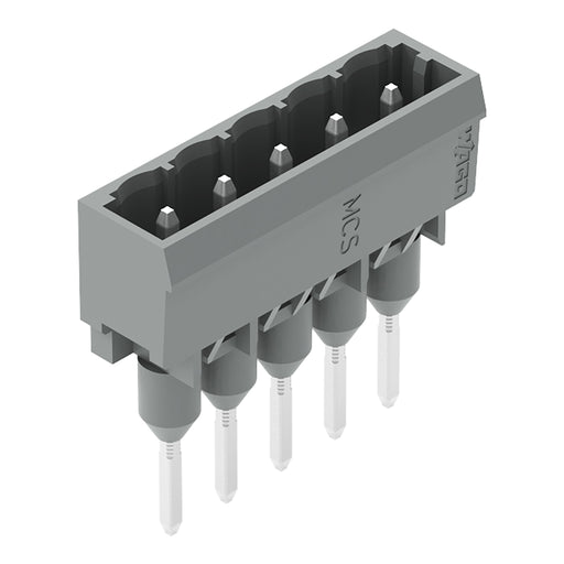 WAGO - Ein- und mehrpolige Klemmenleiste Stiftleiste f.Reihenklemm. 231-165/003-000 1,2x1,2mm,gerade,gr − 200 Stück
