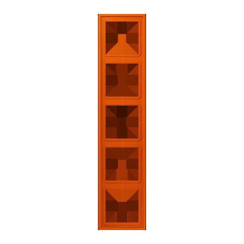 Jung - Abdeckrahmen Rahmen 5-fach LC 985 260 orange vif