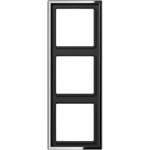 Jung - Abdeckrahmen Rahmen 3-fach gl.chr GCR 2983 waage/senkrecht