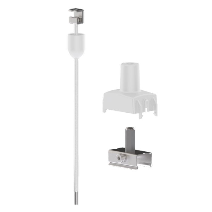 LTS Licht&Leuchten - Mechanisches Zubehör/Ersatzteile für Leuchten Pendelrohrabhängung ST-AP/19/S-9000-P3ws weiß