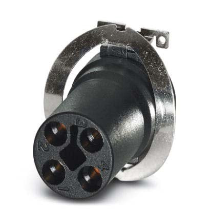 Phoenix Contact - Rundsteckverbinder, feldkonfektionierbar (Industriesteckverbinder) Einbausteckverbinder SACC-CI-M12F#1412019 − 100 Stück