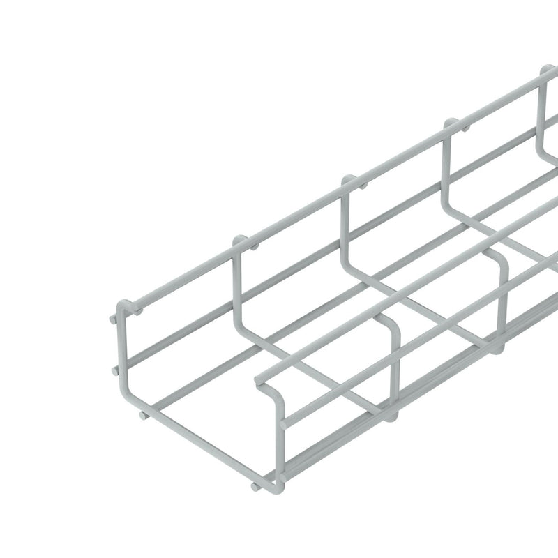 OBO Bettermann - Gitterrinne C-Gitterrinne CGR 50 100FTKLGR FTK RAL7035 − 3 Meter