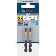 Bosch - Bit PRO Impact Bit, T20 2608522530VE(2) 55 mm, 2-tlg