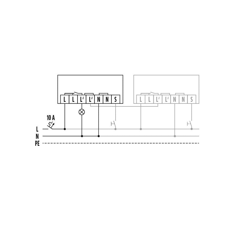 ESYLUX - Bewegungsmelder/Präsenzmelder komplett Präsenzmelder-Paket (VE10) BASIC#EB10431807VE10