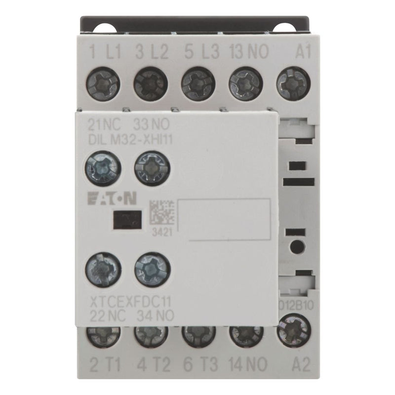 Eaton - Leistungsschütz zum Schalten von Wechselstrom Leistungsschütz DILM12-21(230V50HZ) 2S1Ö 5,5KW/400V,AC