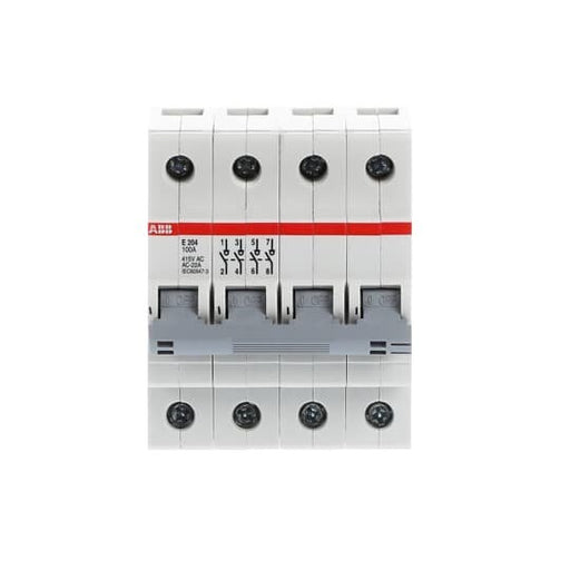 ABB Stotz S&J - Schalter für Reiheneinbau Trennschalter E204/100G Schaltgriff grau