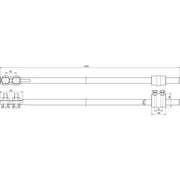 DEHN - Erdeinführungsstange für Blitzschutz Erdeinführungsstange Set EESS161500TM2KS710CU L1500 m.Trennmuffe