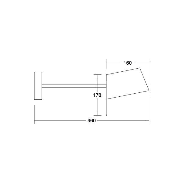 Brumberg Leuchten - Decken-/Wandleuchte Wandleuchte 58132150 1x G9 max. 48W