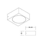 Brumberg Leuchten - Decken-/Wandleuchte LED-Wandanbauleuchte 10120103