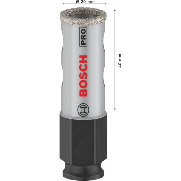 Bosch - Lochsäge PRO Tile PC Plus Lochsäge, 2608901552 19 mm, HS