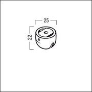 Zumtobel - Mechanisches Zubehör/Ersatzteile für Leuchten Aufhängedom sw S2 505590