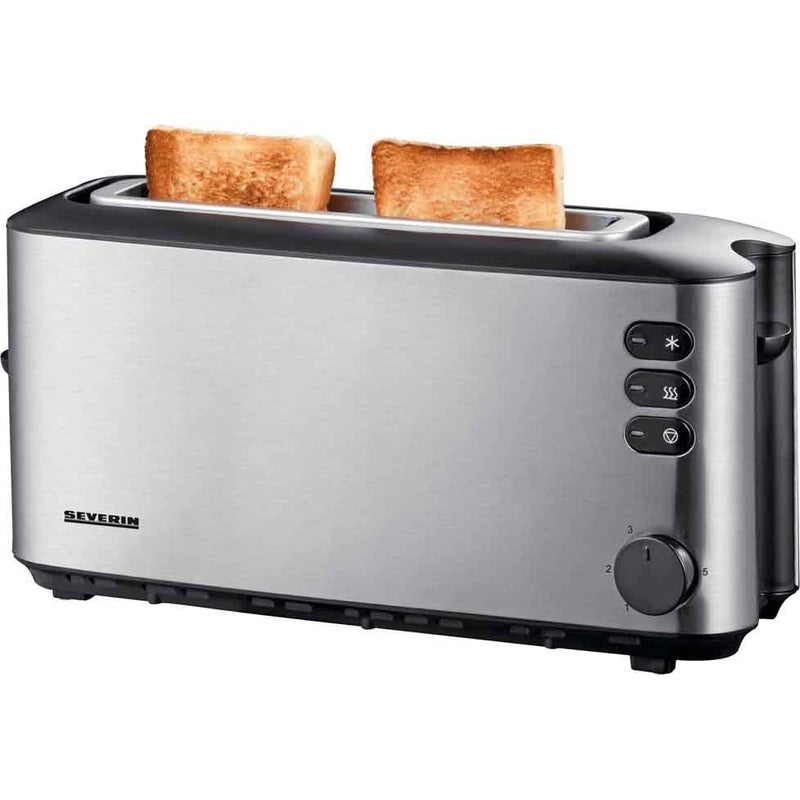 Severin - Toaster Langschlitztoaster AT 2515 eds/sw 2 Scheiben