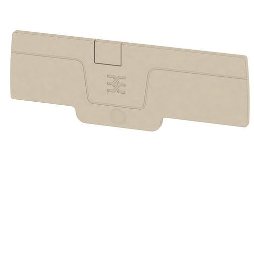 Weidmüller - Abschluss- und Zwischenplatte für Reihenklemme Abschlussplatte AEP DT 2.5 3C beige − 50 Stück