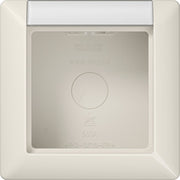Jung - Aufputzgehäuse für Unterputzgerät AP-Kappe Schriftfeld ws AS 581 ANA W angeformter Rahmen