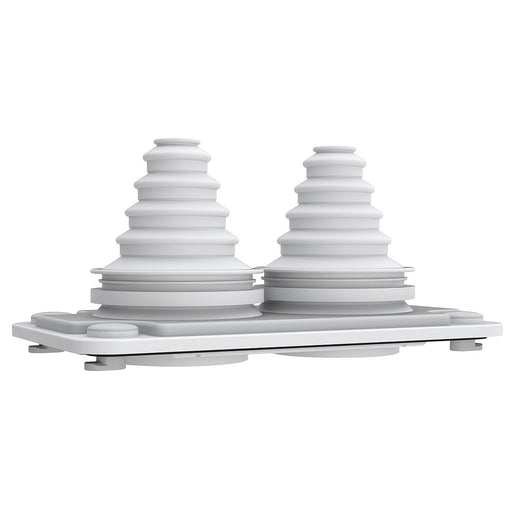 ABN - Einführungsflansch für Kleingehäuse/Schaltschrank Kabeltülle ABNRY06126N10 2x14-54mm