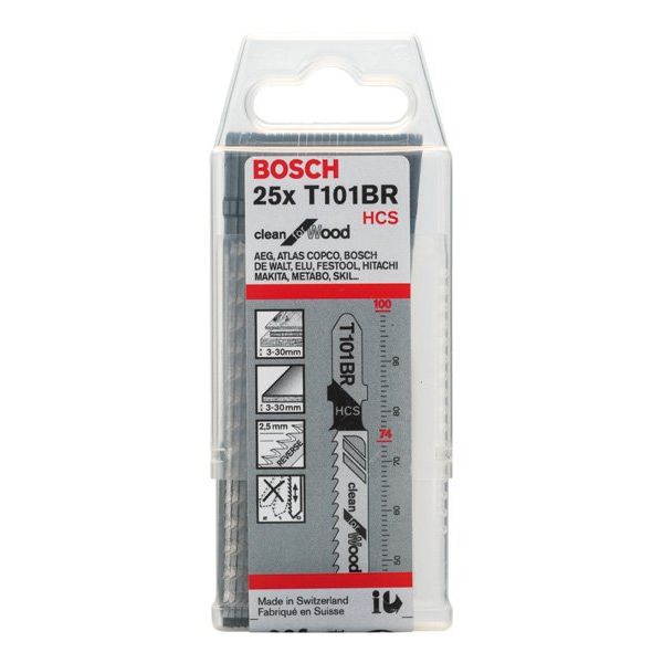 Bosch - Stichsägeblatt T 101 BR 2608633623 Clean for Wood