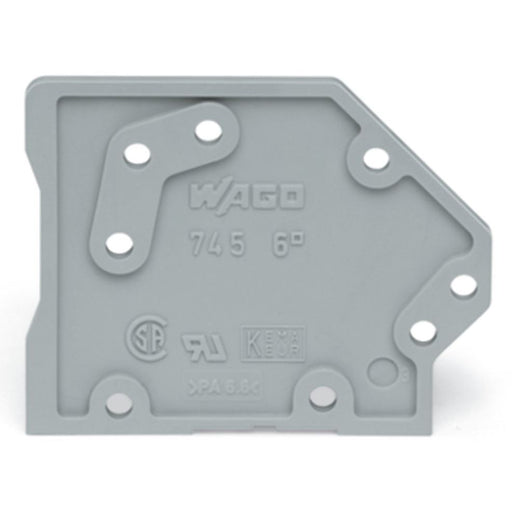 WAGO GmbH & Co. KG - Abschluss- und Zwischenplatte für Reihenklemme Abschlussplatte anrastbar 745-300/000-005 − 100 Stück