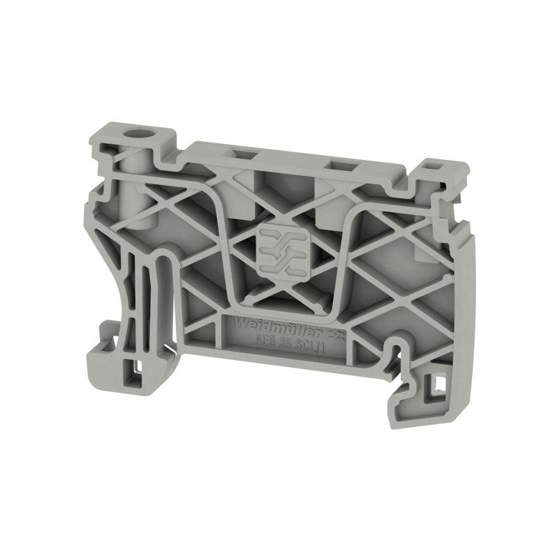 Weidmüller - Endklammer/-halter für Reihenklemme Endwinkel AEB 35 SCL/1 V0 GY A-Reihe − 20 Stück