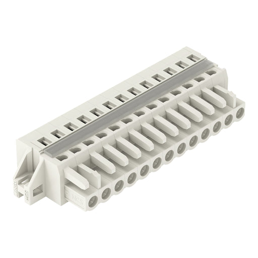 WAGO - Kabelsteckverbinder für Leiterplattensteckverbinder 1-Leiter-Federleiste 721-113/027-000 CAGECLAMP 2,5mm²,lgr − 25 Stück