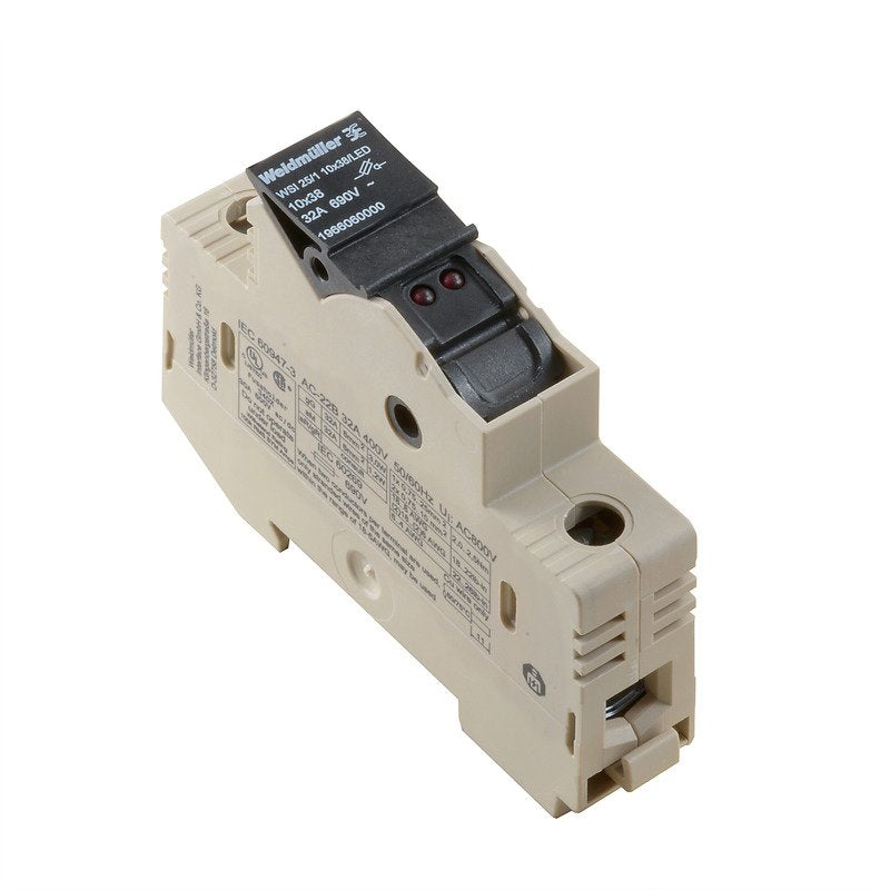 Weidmüller - Sicherungs-Reihenklemme Klemme WSI25/110X38/LED690V − 12 Stück