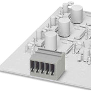 Phoenix Contact - Leiterplattensteckverbinder Grundleiste ST 2,5-PCB/ 4-G-5,2 f. Leiterplattenst. − 50 Stück