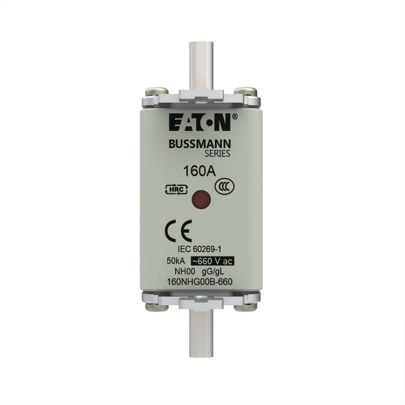 Eaton - Messersicherung Sicherungseinsatz Nieders. 160NHG00B-660 160A AC 660V 50kA − 3 Stück