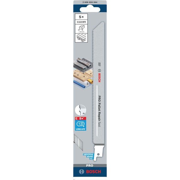 Bosch - Säbelsägeblatt PRO Pallet Repair fast 2608659064VE(5) S1122HFR