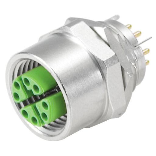 Weidmüller - Rundsteckverbinder, Einbau (PCB) Stecker IE-PCB2-M12X-S-180 2-teilig, M12 − 10 Stück