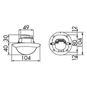 BEG Brück Electronic - Bewegungsmelder/Präsenzmelder komplett Präsenzmelder PD4-M-2C-UP