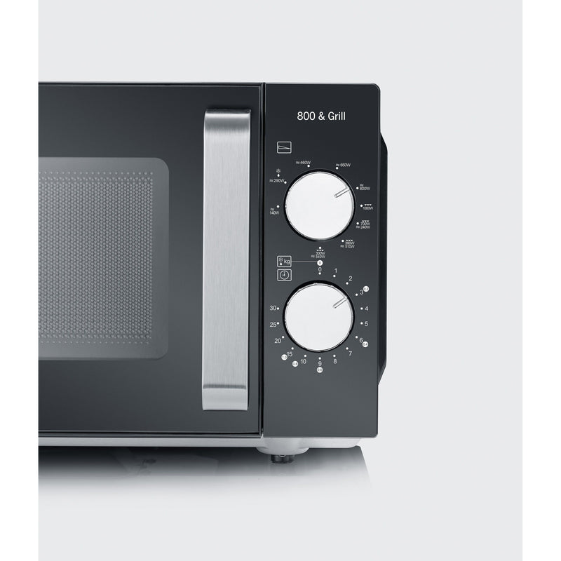 Severin - Mikrowellengerät Mikrowelle m.Grill MW 7762 sw 800/1000W