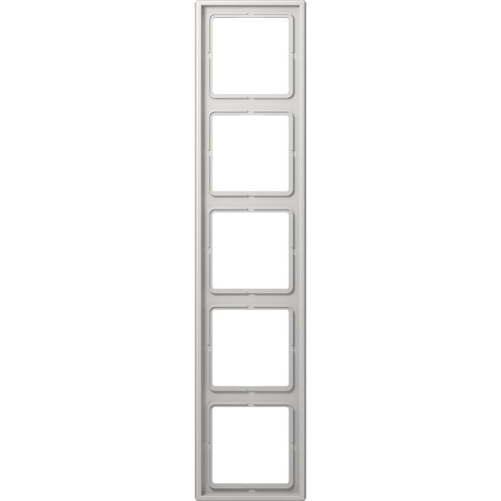 Jung - Abdeckrahmen Rahmen 5-fach lgr LS 985 LG waage/senkrecht