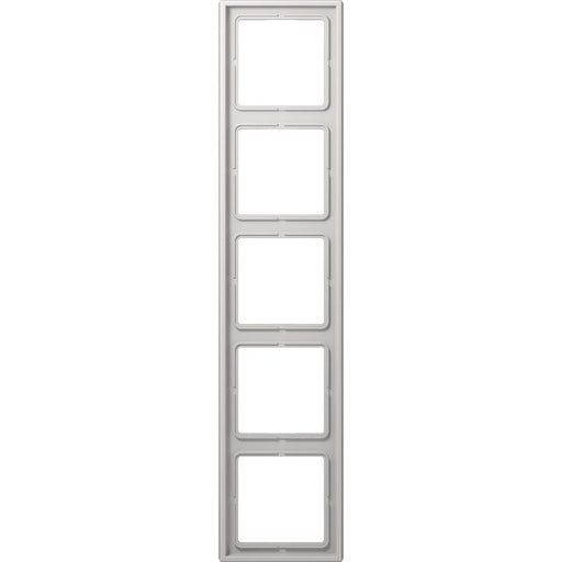 Jung - Abdeckrahmen Rahmen 5-fach lgr LS 985 LG waage/senkrecht